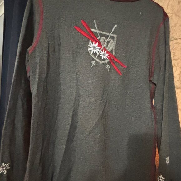 ALP-n-ROCK Laides light grey sweater, Size Large - Picture 4 of 5